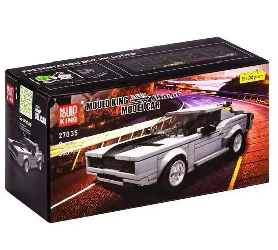 Конструктор Mould King Models 27035. Dodge Charger Muscle Car, 355 деталей. Фото 6