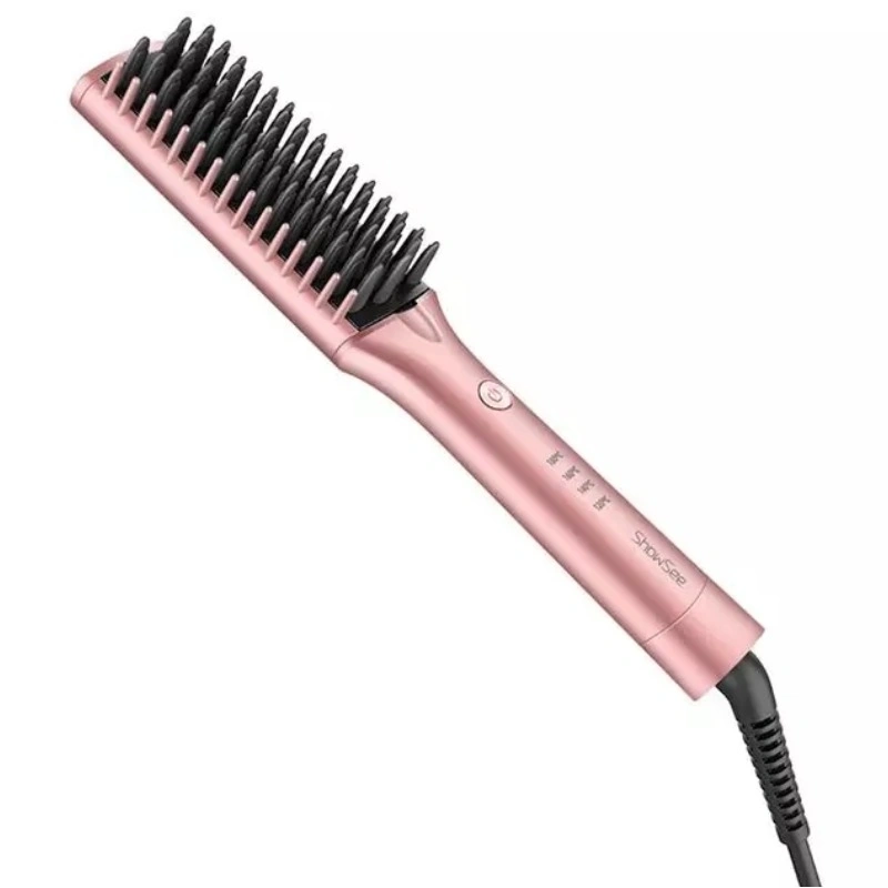 Стайлер ShowSee Straight Hair Comb, Розовый (E1-P). Фото 2