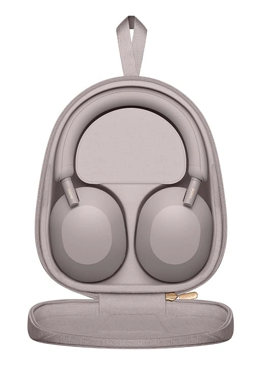 Беспроводные наушники Sony WH-1000XM5/PM с шумоподавлением, Розовые. Фото 5