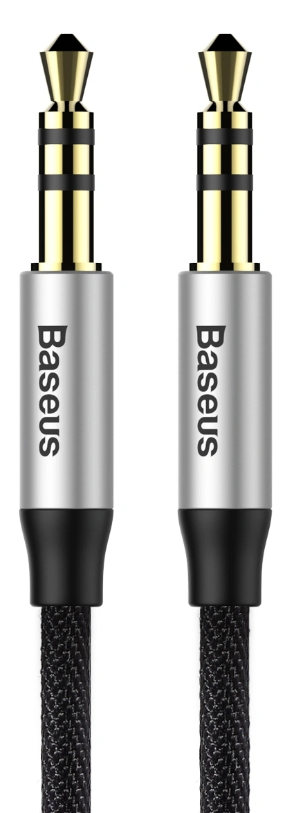 Кабель AUX Baseus Yiven Audio Cable M30 1.5м, Чёрный (CAM30-CS1). Фото 1