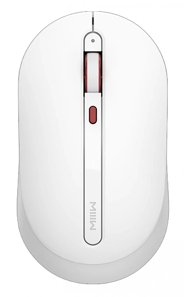 Мышь беспроводная MIIIW Wireless Mute Mouse MWWM01, Белая. Фото 1