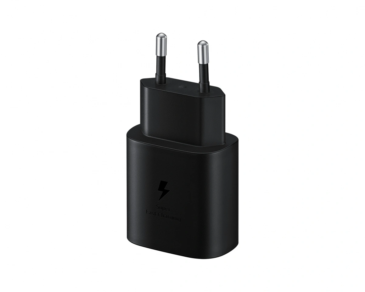 Сетевое зарядное устройство Samsung USB-C 25W, EP-TA800, Чёрное (EP-TA800NBEG). Фото 4