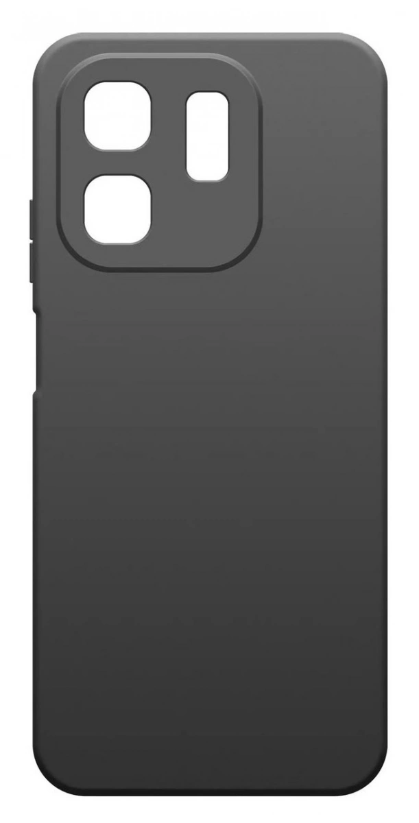 Накладка boraSCO Microfiber Case для Infinix Hot 50i, Чёрная. Фото 1