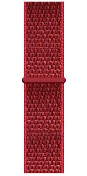 Ремешок нейлоновый для Apple Watch 38/40/41/42мм, Красный. Фото 1