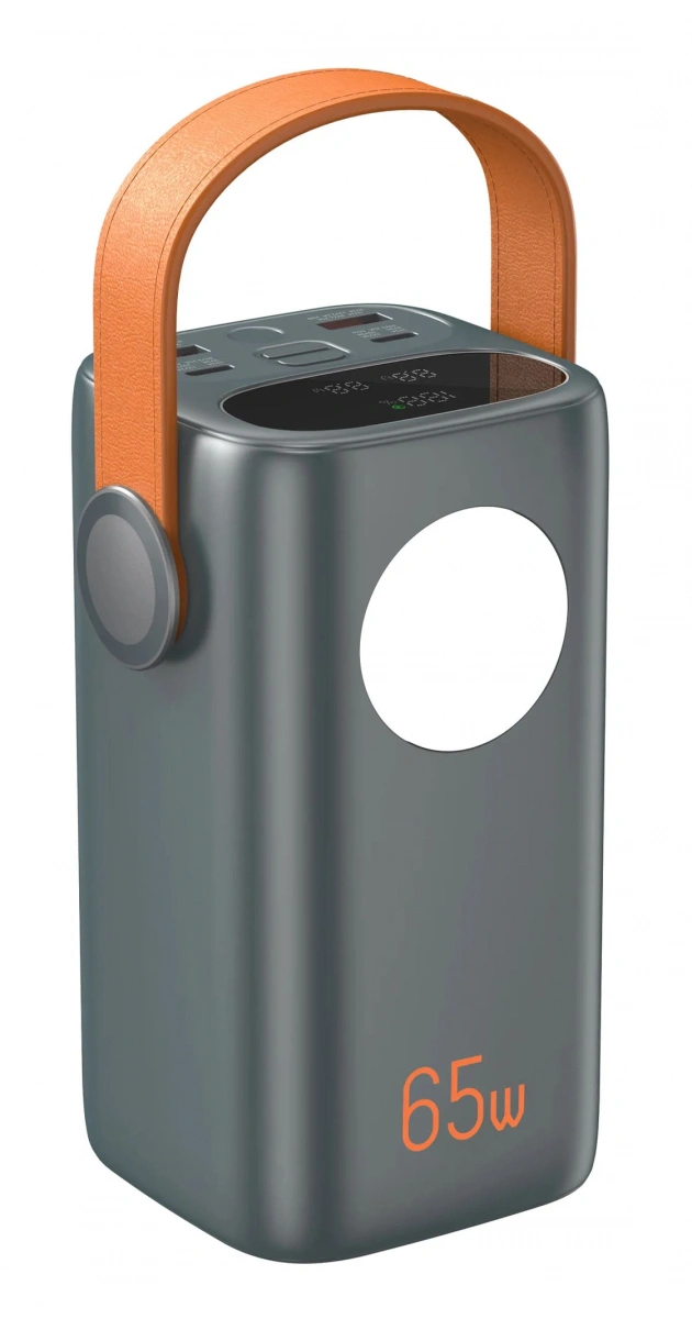 Внешний аккумулятор GRNOE Protable Powerbank 40000 mAh 65w c40, Чёрный