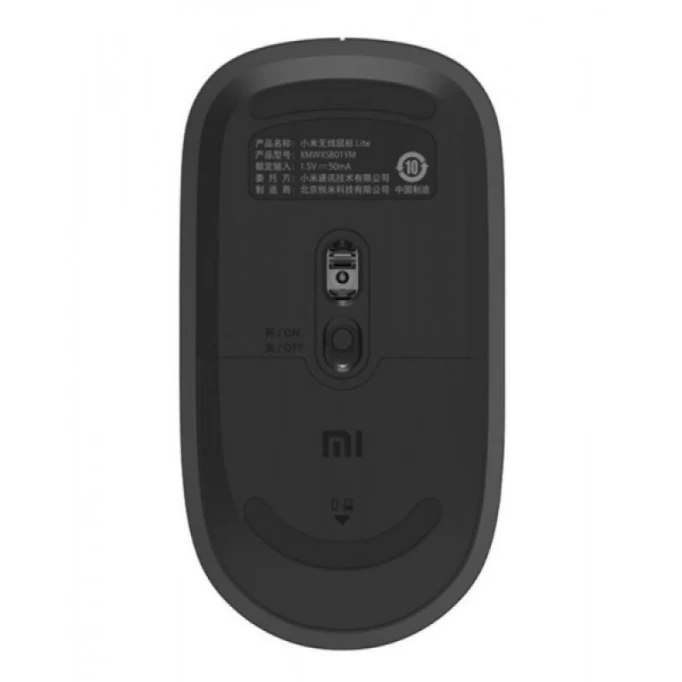 Мышь беспроводная XiaoMi Mi Mouse Lite, Чёрная (XMWXSB01YM)