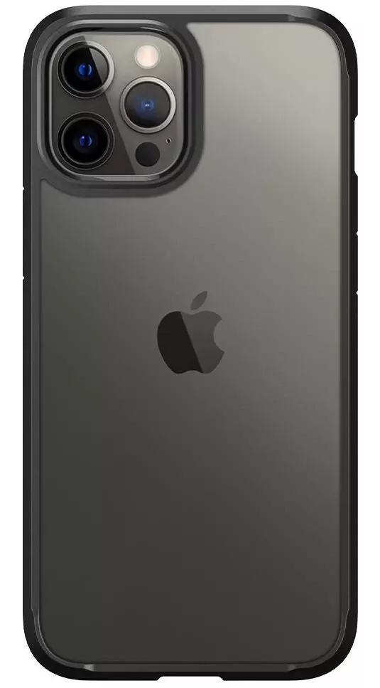 Накладка Spigen Ultra Hybrid для iPhone 12 Pro Max, Матовый чёрный (ACS01619)