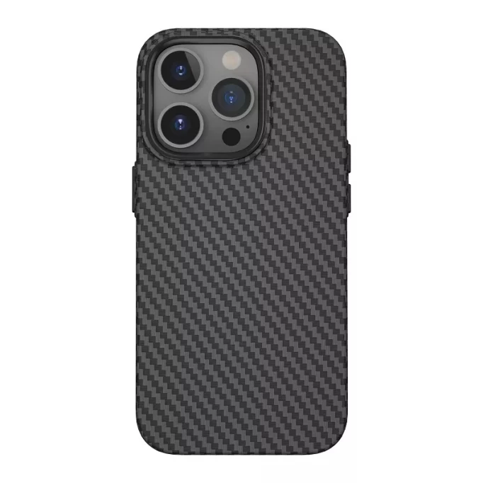 Чехол Wiwu Carbon with MagSafe для iPhone 14 Pro, Чёрный LCC-107