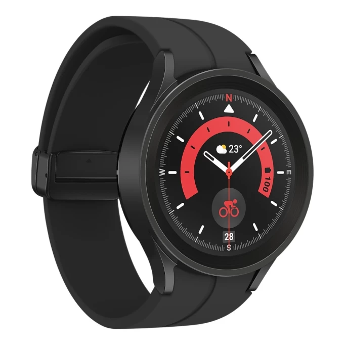 Умные часы Samsung Galaxy Watch 5 Pro 45мм, Black Titanium (SM-R920)