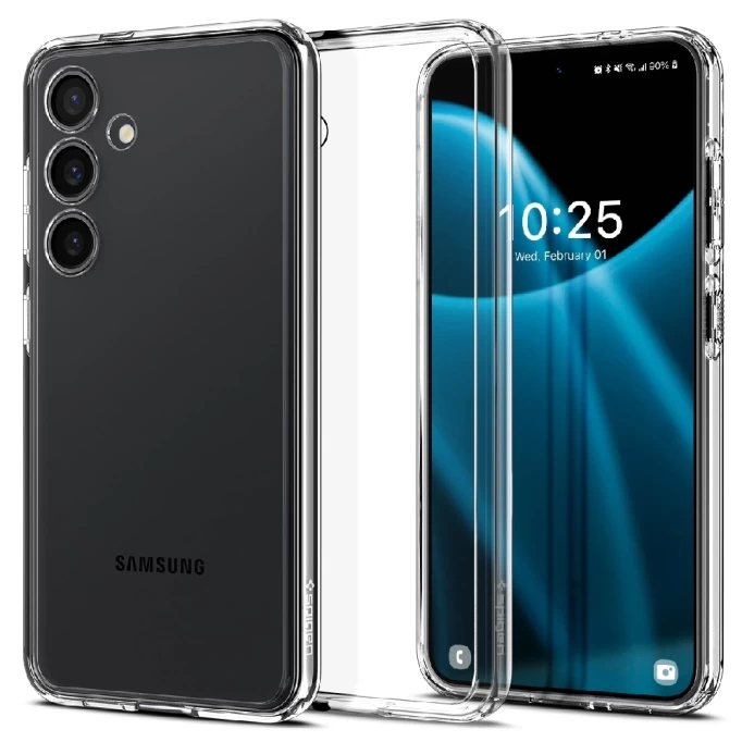 Накладка Spigen Ultra Hybrid для Samsung Galaxy S24, Crystal Clear (ACS07349)