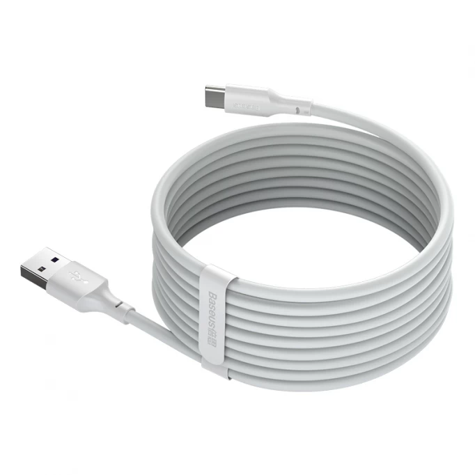Кабель Baseus Simple Wisdom Data Cable Kit USB to Type-C 5A (2PCS/Set) 1.5m (TZCATZJ-02)