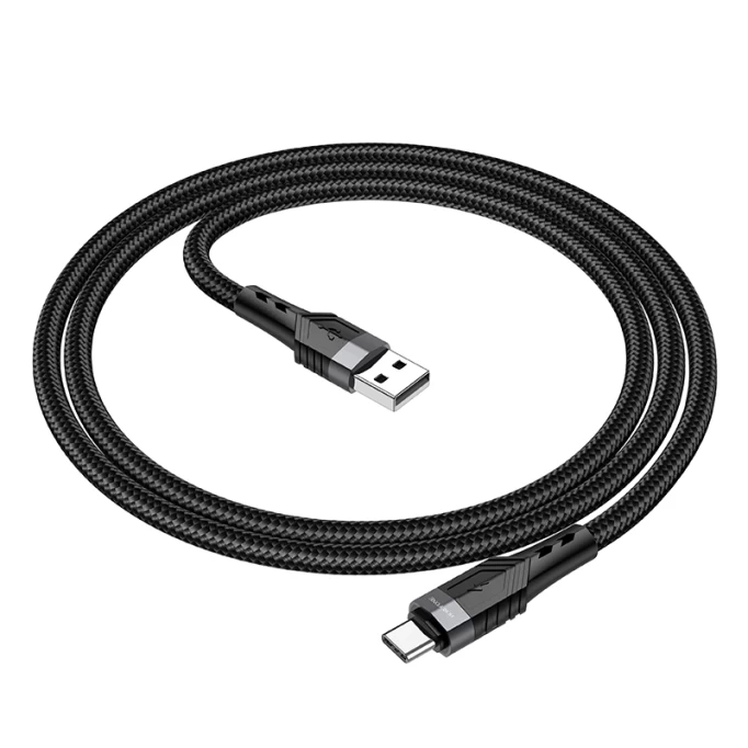 Кабель Borofone BU35 Influence USB for Type-C 1м, Чёрный