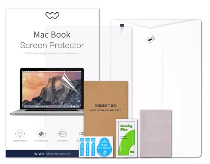 Защитная плёнка Wiwu для Apple Macbook Air 13/ 13 Pro, Прозрачная