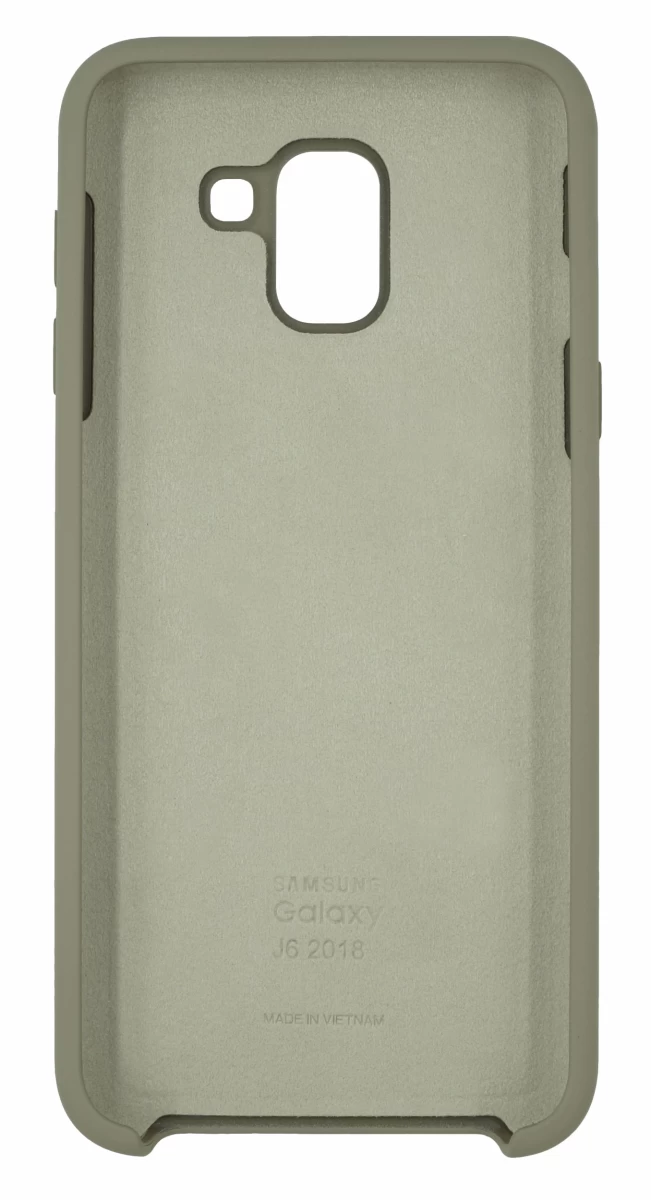 Накладка Silicone Cover для Samsung Galaxy J6 (2018) Grey