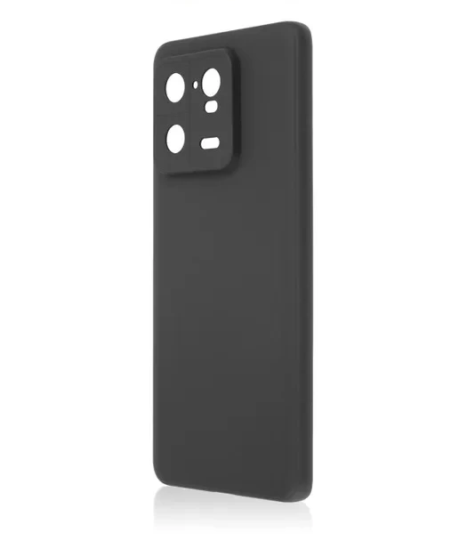 Накладка Silicone Case Logo для Xiaomi 13 Pro, Чёрная