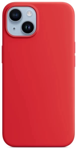 Накладка Silicone Case With MagSafe для iPhone 14, Red