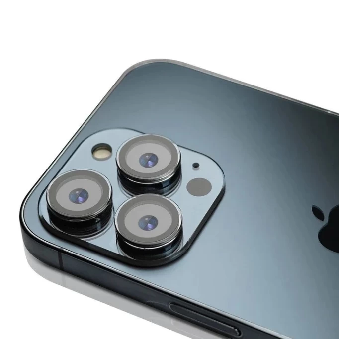 Защитное стекло на камеру Anank AR Circle Lens Guard для iPhone 14 Pro/14 Pro Max, Серое