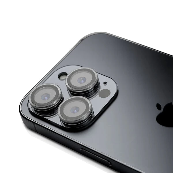 Защитное стекло на камеру Anank AR Aluminium lens Guard для iPhone 15 Pro/15 Pro Max, Прозрачное