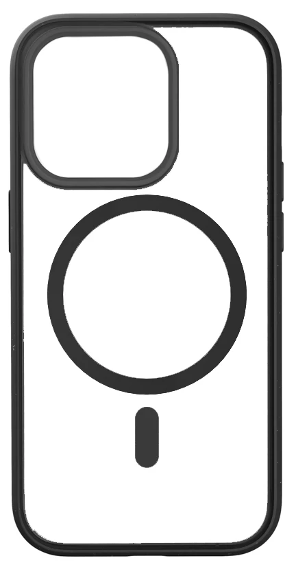 Накладка Clear Frame With MagSafe для iPhone 14, Чёрная