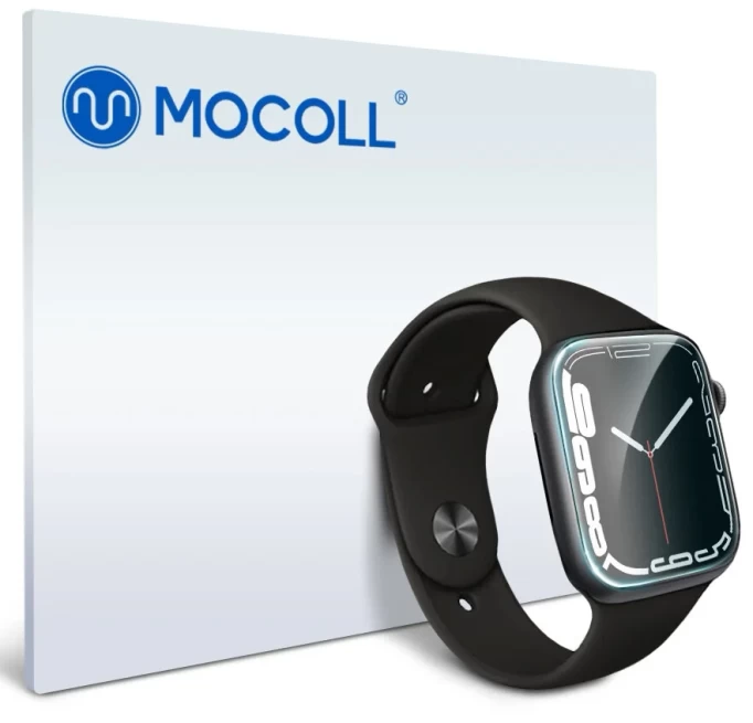 Защитная пленка Mocoll для Apple Watch 7 41мм, Прозрачная