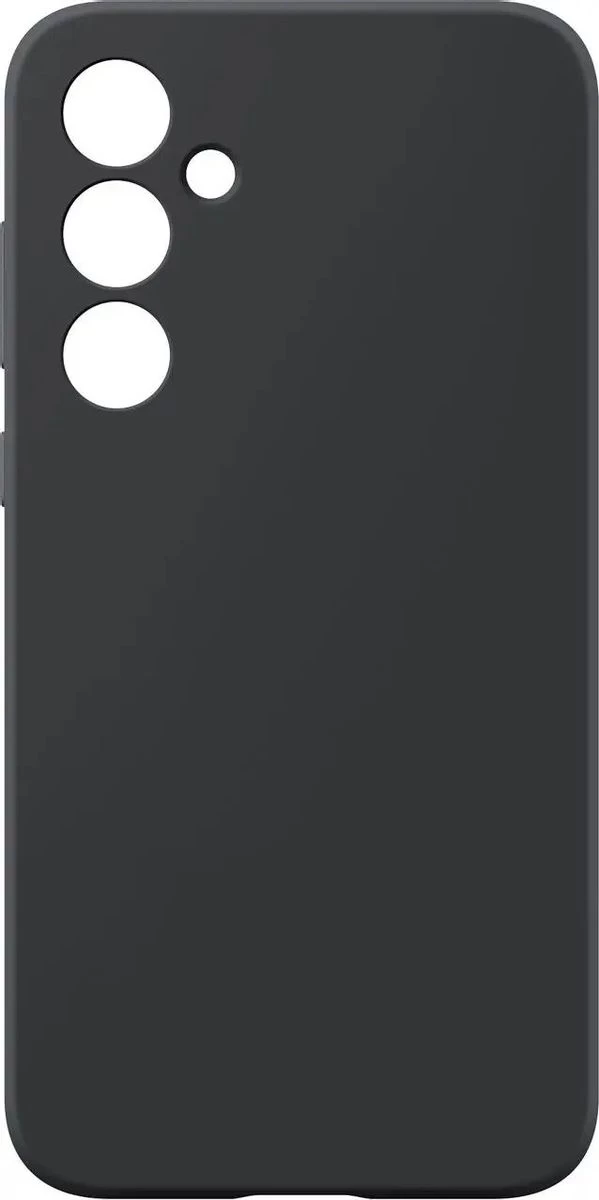 Накладка Silicone Case Logo для Samsung Galaxy A35 5G, Чёрная
