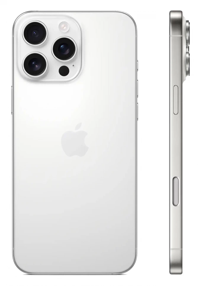 Смартфон Apple iPhone 16 Pro Max 256Gb White Titanium (eSIM)