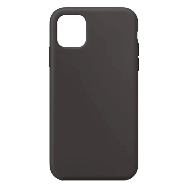 Накладка Silicone Case для iPhone 11, Чёрный