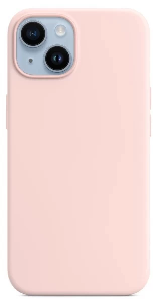 Накладка Silicone Case With MagSafe для iPhone 14, Chalk Pink
