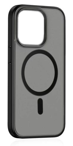 Накладка Clear Case with MagSafe для iPhone 14, Чёрная