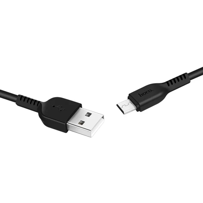 Кабель Hoco X20 Micro USB 2м, Чёрный