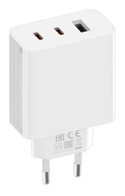 Сетевое зарядное устройство XiaoMi 67WGaN Charger 2C1A EU A07ZMEU, Белое (BHR7493EU)