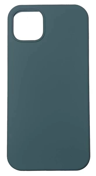 Накладка Silicone Case для iPhone 14, Оливковая
